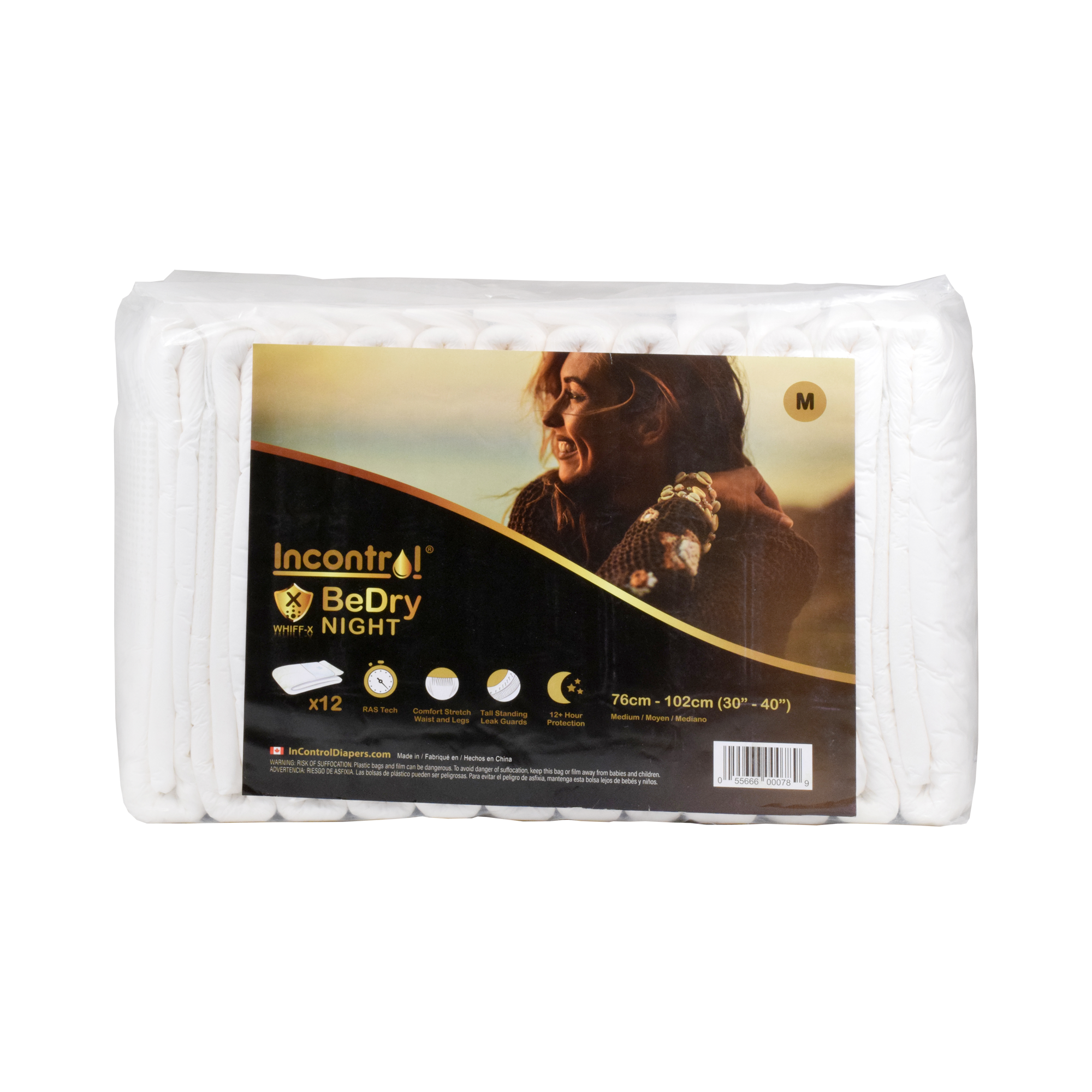 InControl BeDry Night Premium Incontinence Briefs